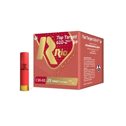 Picture of Rio Top Target 14 Target Loads 410 ga. 2 1/2 in. 1/2 oz. 9 Shot 25 rd. RC369