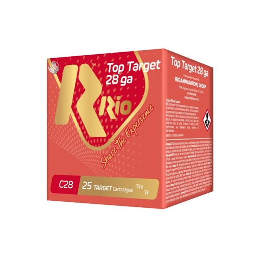 Picture of Rio Top Target Shotshells 28ga 2-3/4" 3/4oz 1300 fps #8 25/ct TT288 -