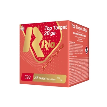 Picture of Rio Top Target Shotshells 28ga 2-3/4" 3/4oz 1300 fps #8 25/ct TT288 -