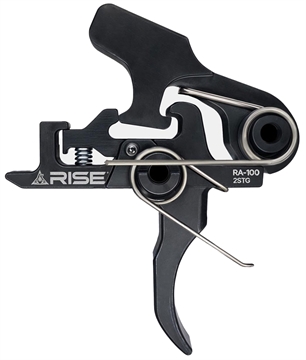 Picture of Rise Armament Two-Stage, Trigger, Fits AR Style Rifles, Nitride Finish, Black, Includes Mil-Spec Trigger and Hammer Pins RA-100