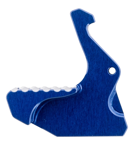 Picture of Rise Armament Extended Charging Handle Latch RA-212 Patriot Blue Aluminum fits Mil-Spec AR Charging Handles RA212GIBLU
