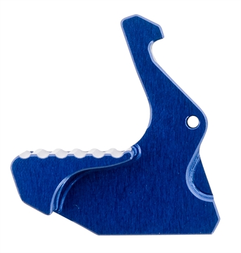 Picture of Rise Armament Extended Charging Handle Latch RA-212 Patriot Blue Aluminum fits Mil-Spec AR Charging Handles RA212GIBLU