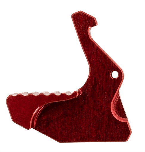 Picture of Rise Armament Extended Charging Handle Latch RA-212 RISE Red Aluminum fits Mil-Spec AR Charging Handles RA212GIRR
