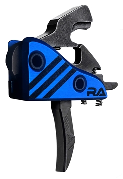 Picture of Rise Armament Blitz Defense Single-Stage Hybrid with 4.50 lbs Draw Weight, Blue Housing & Black Trigger for AR-Platform, Includes Pins RA524DEFENSE
