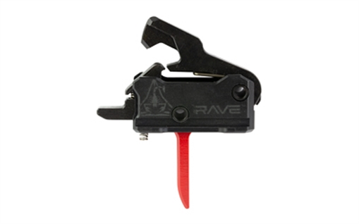 Picture of Rise Armament T017FPCCRED Rave Pistol Caliber Carbine Black/Red Single-Stage T017FPCCRED T017F-PCC-RED