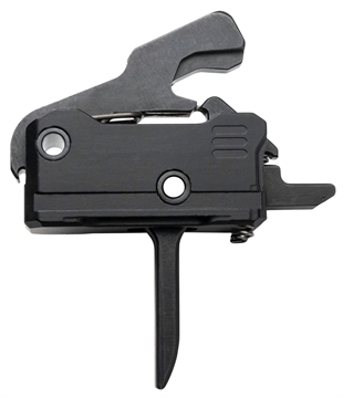 Picture of Rise Armament RA-140 Super Sporting Black Hardcoat Anodized Flat Trigger Single-Stage 3.50 lbs Draw Weight Fits AR-Platform Right Hand T017FBLK