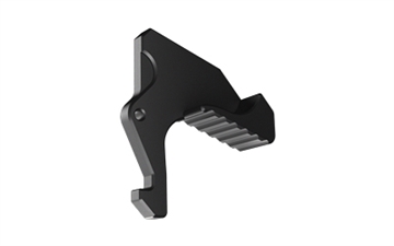 Picture of Rise Armament Extended Charging Handle Latch RA-212 Black Aluminum fits Mil-Spec AR Charging Handles RA212GIBLK