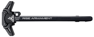 Picture of Rise Armament RA-230 Charging Handle AR-10 Black Anodized Aluminum Ambidextrous Hand RA230BLK