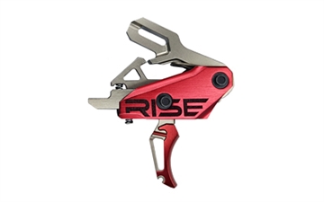 Picture of Rise Armament REV-535 (Gen 2) Advanced Performance Single Stage AR Rifle Trigger 3.5 lb Curved Silver T35-SR T35SR