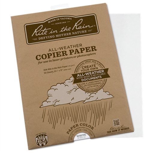 Picture of Rite in the Rain All-Weather Copier Paper (8.5'' x 11'') 8511-50