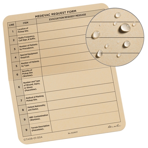 Picture of Rite in the Rain Combat Card 9L991T 632281101703