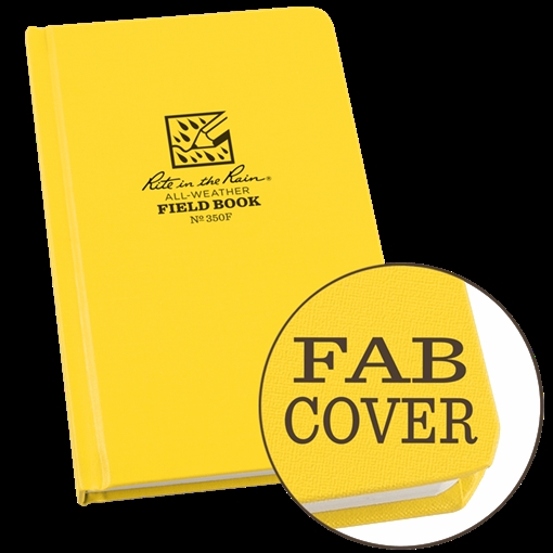Picture of Rite in the Rain Fabrikoid Case-Bound Book (4.75'' x 7.5'') 350F