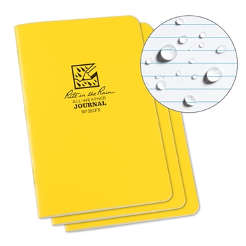 Picture of Rite in the Rain Fabrikoid Stapled Notebook - 4.625 x 7 Journal - 3 Pack 391FX