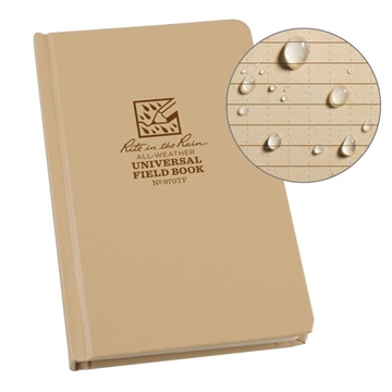Picture of Rite in the Rain Fabrikoid Universal Bound Book - 4.75 x 7.5 - Tan 970TF