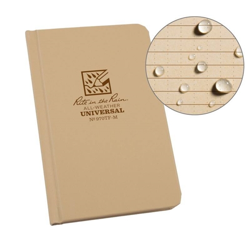 Picture of Rite in the Rain Fabrikoid Universal Hard Cover Book - 4.25'' x 6.75'' 970TF-M