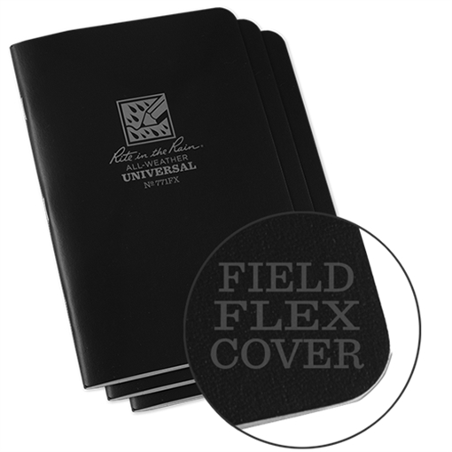 Picture of Rite in the Rain Field-Flex Universal Stapled Notebook 4.625 x 7 - 3 Pack 771FX