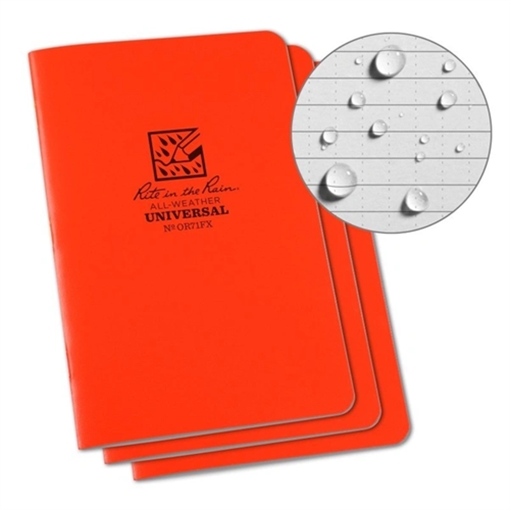 Picture of Rite in the Rain Field-Flex Universal Stapled Notebook 4.625 x 7 - 3 Pack OR71FX