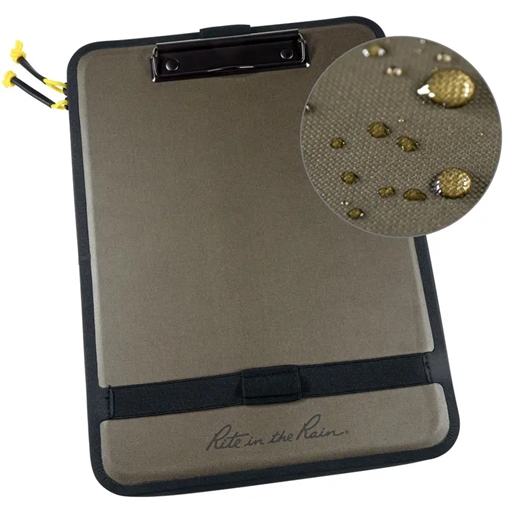 Picture of Rite in the Rain Monsoon Field Desk/Clipboard w/ Storage - Olive/Black 297