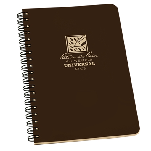 Picture of Rite in the Rain Polydura Side-Spiral Notebook (4.875'' x 7'') 473