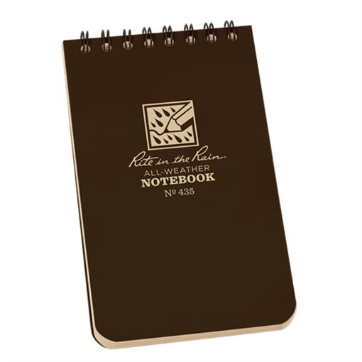 Picture of Rite in the Rain Polydura Top-Spiral Notebook (3'' x 5'') 435