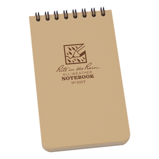 Picture of Rite in the Rain Polydura Top-Spiral Notebook (3'' x 5'') 935T