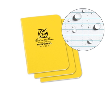 Picture of Rite in the Rain Stapled Notebook - 3.25 x 4.625 - 3 Pack 371FX-M