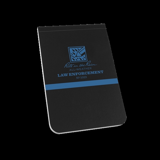 Picture of Rite in the Rain Thin Blue Line All-Weather Notebook (3.25'' x 5.25'') 1023