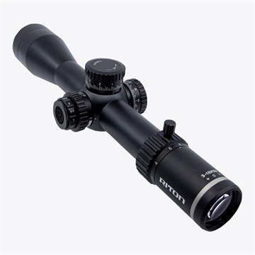 Picture of Riton 7 Conquer 3-18x50 Rifle Scope FFP T3 Reticle Illuminated Black 7C318LFI