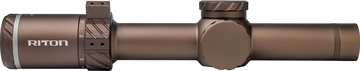 Picture of Riton Optics 3 Series Tactix, Rifle Scope, 1-8X24mm, 30mm Tube, OT Illuminated Reticle, Second Focal Plane, Flat Dark Earth 3T18ASIFDE23