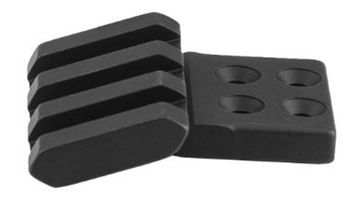 Picture of Riton Optics Contessa, Picatinny Rail, 45 Degree Offset, For Riton by Contessa QD Mounts, Picatinny Bolt-On Mounts, and Tactical Rings, Black XRC45R23