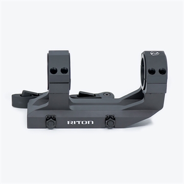 Picture of Riton Optics Precision QD Scope Mount/Ring Combo Black Anodized 30mm/1" X301QD