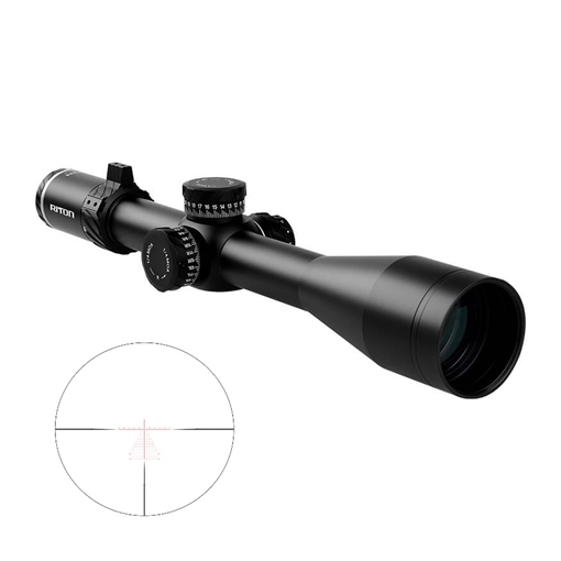 Picture of Riton Optics 5 Series Conquer, Rifle Scope, 5-25X56mm, 34mm Main Tube, PSR Illuminated Reticle, First Focal Plane, Black 5C525LFI23