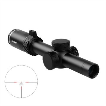 Picture of Riton Optics 5 Series Tactix, Rifle Scope, 1-10X24mm, 3 OT Illuminated Reticle, First Focal Plane, Black 5T110LFI23