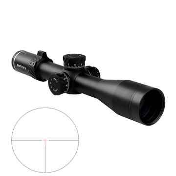 Picture of RITON 7 CONQUER 3-18X50 ILLUMINATED PSR MRAD RETICLE SCOPE FFP 34MM TUBE MATTE W THROW LEVER RIT7C318LPFI23