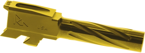 Picture of Rival Arms Precision Drop-In Barrel 9mm Luger 3.90" Gold PVD Finish 4340H Steel Material for Sig P320 Carry RA20P301E