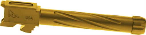 Picture of Rival Arms Precision Drop-In Barrel 9mm Luger 3.10" Gold PVD Finish 4340H Steel Material with Threading for Sig P365 RA20P002E
