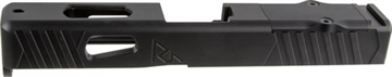 Picture of Rival Arms Match Grade Upgrade Slide, Fits Glock 19 Gen 4, RMR Cut Ready, Front and Rear Serrations, Satin Black Quench-Polish-Quench (QPQ) Finish RA-RA10G204A