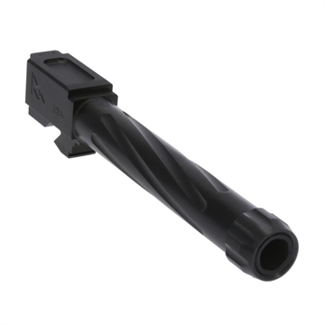 Picture of Rival Arms Match Grade Drop-In Threaded Barrel, V1, For Gen 3/4 Glock 17, 9MM, 1:10" Twist, Threaded 1/2x24, Black Physical Vapor Deposition (PVD) Finish RA-RA20G102A