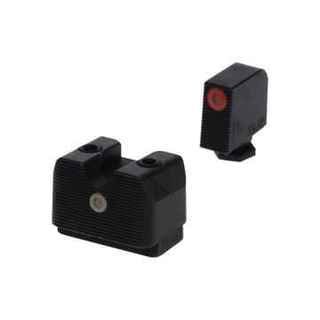 Picture of Rival Arms In-Line MOS Night Sights for G17/G19 Green Tritium Orange Outline Front Sight-Green Tritium White Outline Rear Sight RA4A231G