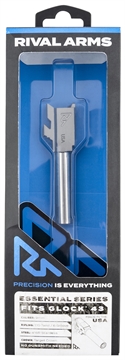 Picture of Rival Arms RA-RA22G301D Essential V2 Drop-In Barrel 9mm Luger 3.41" Stainless Steel Finish & Material for Glock 43 RARA22G301D