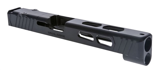 Picture of Rival Arms Precision Slide A1 fits Glock 34 Gen4 Docter Cut Black QPQ Case Hardened 17-4 Stainless Steel RA10G706A
