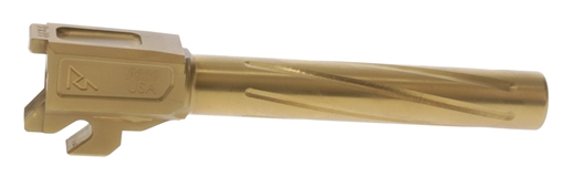 Picture of Rival Arms Precision Drop-In Barrel 9mm Luger 3.90" Gold PVD Finish 4340H Steel Material for Sig P320 Full Size RA20P401E