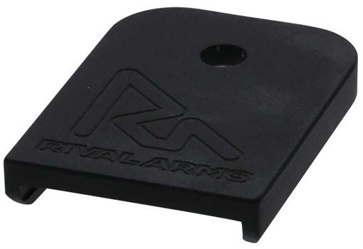Picture of Rival Arms Mag Baseplate 9mm Luger/40 S&W/357 Sig, Compatible w/Glock (except 36/42/43/48), Black Aluminum RA70G001A