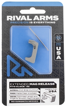 Picture of Rival Arms Magazine Release Extended Dark Gray Aluminum for Sig P320 RA72S001D