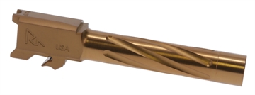 Picture of Rival Arms Precision V1 Drop-In Barrel 9mm Luger 4.25" Bronze PVD Finish 416R Stainless Steel Material for S&W M&P (Except for M2.0) RARA20S201C