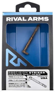 Picture of Rival Arms Precision Striker 9mm/40 S&W Glock Gen3-4 Bronze 17-4 Stainless Steel RARA40G001C