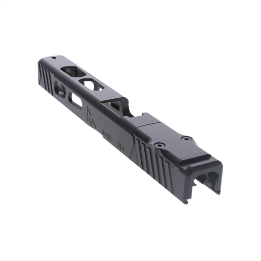 Picture of Rival Arms Match Grade Upgrade Slide, Fits Glock 34 Gen 3, RMR Cut Ready, Front and Rear Serrations, Satin Black Quench-Polish-Quench (QPQ) Finish RA-RA10G702A