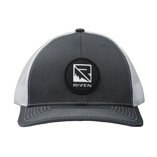 Picture of Riven Logo Patch Hat Grey/White 65011 710617650115