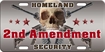 Picture of RIVER'S EDGE GIFTS EDGE LICENSE PLATE 2ND AMENDMENT 2696