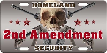 Picture of RIVER'S EDGE GIFTS EDGE LICENSE PLATE 2ND AMENDMENT 2696